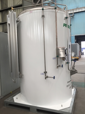 Бак для хранения ASME портативный криогенный для разжиженного газа 3000L кислорода для жидкости воздуха