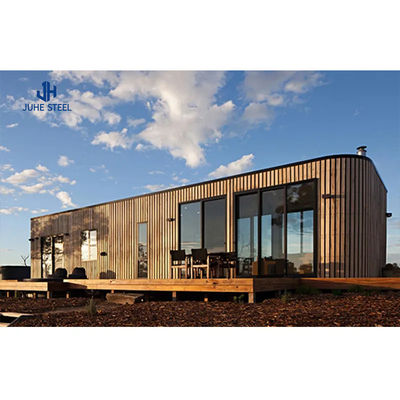 Домашний Prefab Container House с твердой H-образной стальной балки и двери сэндвич-панели