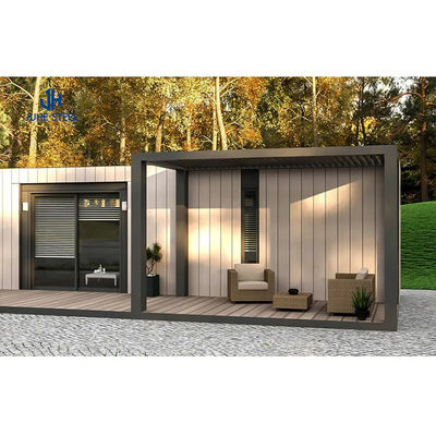 Домашний Prefab Container House с твердой H-образной стальной балки и двери сэндвич-панели