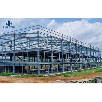 ISO9001 2008/CE/BV сертифицированное сборное здание с низкоуглеродистой сталью Q235B/Q345B