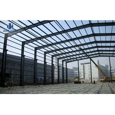 Стандарт ASTM Q235B/Q345B Легкоразмерное здание Стальная рама Хранилище Строение из готовой стали