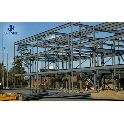 Стандарт ASTM Q235B/Q345B Легкоразмерное здание Стальная рама Хранилище Строение из готовой стали