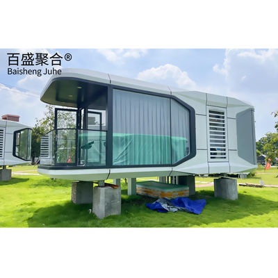 20ft 40ft Tiny Villa Container House с оцинкованной стальной рамой и экологически чистым дизайном