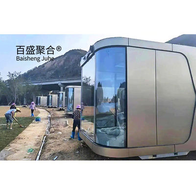 20ft 40ft Tiny Villa Container House с оцинкованной стальной рамой и экологически чистым дизайном