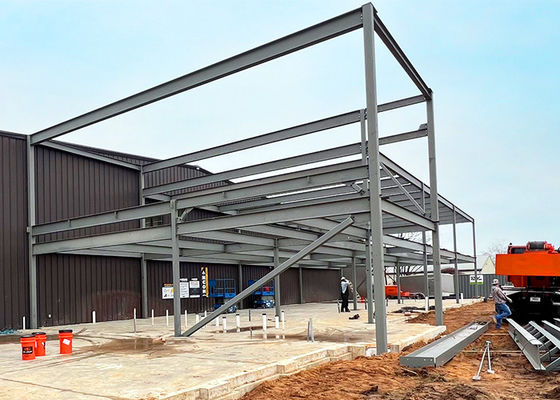 Purlin C.Z Shape Steel Channel Предварительно сконструированный зал для строительства стальных мастерских
