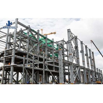 Главная рама из легкой стали Q345 Q235 Префабрикованная стальная конструкция Мастерская Склад