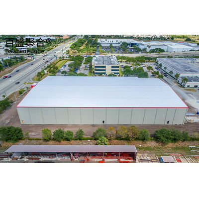 Стандарт ASTM оцинкованная стальная рама сборное здание для хранилища