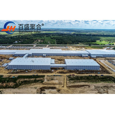 Long-span Grid Structure Steel Workshop for EPS Sandwich Panel Custom Material Building (Стальная мастерская по строительству сэндвич-панелей с использованием эластичных материалов)