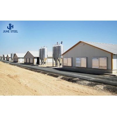 Poultry Shed Farm Building Steel Structure Chicken House with Aluminum Alloy Window (Стальная структура здания птицефабрики с окном из алюминия)