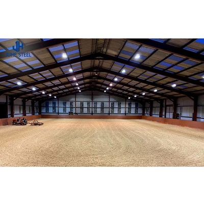 Painted Prefabricated Light Steel Frame Structure Warehouse Farm Shed for Self Storage (Окрашенный предварительно изготовленный легкий стальной каркас)
