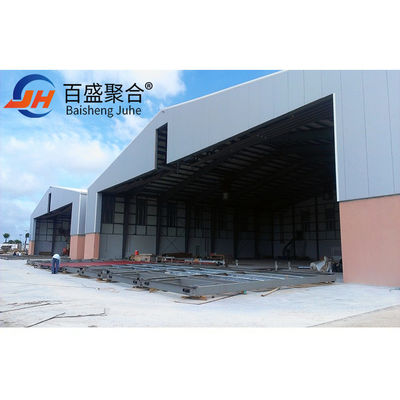 Tolerance ±1% Q235B/Q345B Low Carbon Steel Prefab Steel Structure Warehouse/Hall/Hangar Противопоказания