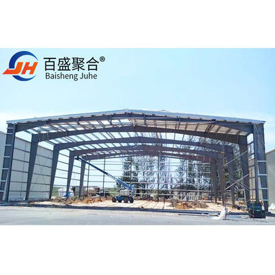 Tolerance ±1% Q235B/Q345B Low Carbon Steel Prefab Steel Structure Warehouse/Hall/Hangar Противопоказания