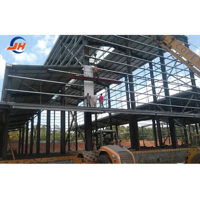 Большое здание стальной конструкции для строительной мастерской Hebei Shandong Prefab