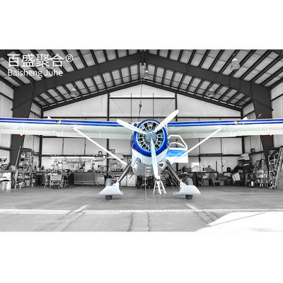 Steel Structural Fabrication Construction Rain Resistant Warehouse for Personal Jets (Стальная структурная фабрикация, строительство, дождеупорный склад для личных самолетов)