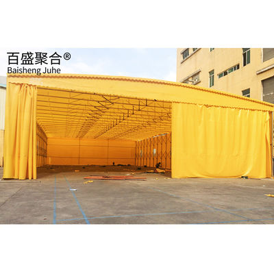 Warehouse Storage Made Easy Large Manual Telescopic Sliding Shed с гибким дизайном