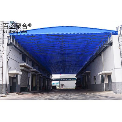 Warehouse Storage Made Easy Large Manual Telescopic Sliding Shed с гибким дизайном