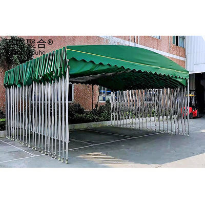 Warehouse Storage Made Easy Large Manual Telescopic Sliding Shed с гибким дизайном