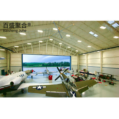 Q235/Q345B Преfabricated Steel Structure Aircraft Hangar For Storage Warehouse (Преfabрикованная стальная конструкция авиационного ангара для хранения)