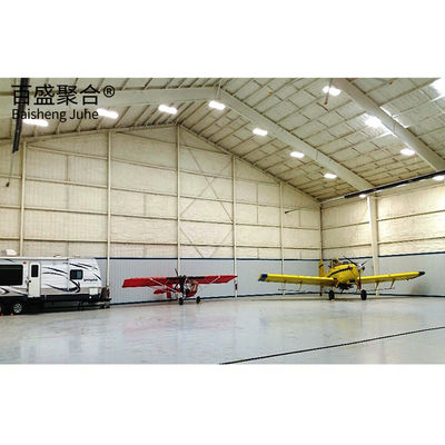 Q235/Q345B Преfabricated Steel Structure Aircraft Hangar For Storage Warehouse (Преfabрикованная стальная конструкция авиационного ангара для хранения)