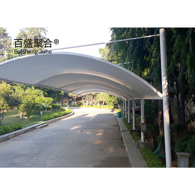 Металлический каркас 2-автомобильный наружный сарай Алюминий и дерево Carport водонепроницаемый для парковки автомобилей