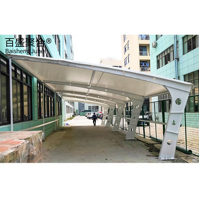 Customizable Steel Tube Garage Prefab Metal Carport Building according to Customer Require (Стальная труба для гаража с предварительным изготовлением)
