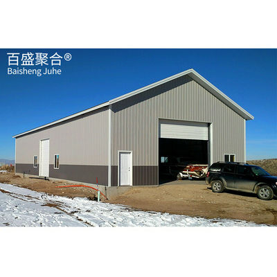 Steel Structure Storage Metal frame Garage Building With Insulation Sandwich Panel (Стальная структура хранилища) Металлический каркас гаражный здание с изоляционной сэндвичей