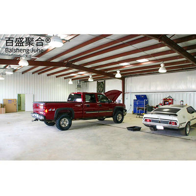 Steel Structure Storage Metal frame Garage Building With Insulation Sandwich Panel (Стальная структура хранилища) Металлический каркас гаражный здание с изоляционной сэндвичей