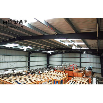 Steel Metal Frame Structure Prefabricated Commercial Warehouse for Q235 Q355B Grade (Стальная металлическая структура с предварительно изготовленным коммерческим складом для Q235 и Q355B)