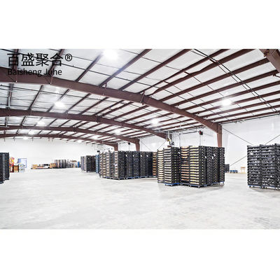 Steel Metal Frame Structure Prefabricated Commercial Warehouse for Q235 Q355B Grade (Стальная металлическая структура с предварительно изготовленным коммерческим складом для Q235 и Q355B)