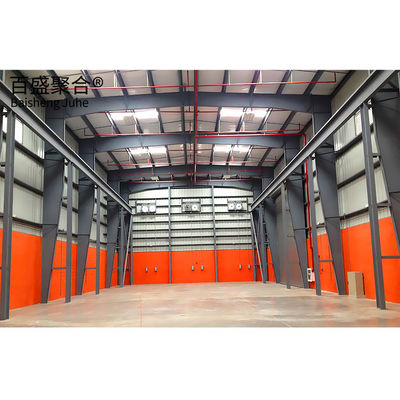 Q235 Q355 Сварная стальная конструкция с предварительной сваркой Хангар для строительства промышленного склада