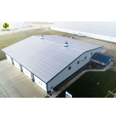 Q235B/Q345B Низкоуглеродистая сталь Преfabricated Steel Structure Warehouse