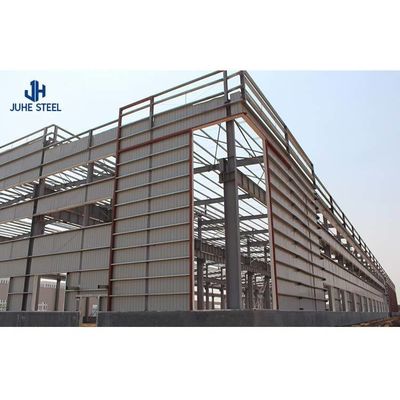 Q235B/Q345B Низкоуглеродистая сталь Преfabricated Steel Structure Warehouse