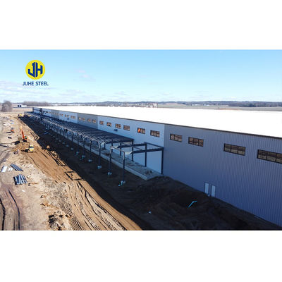 Q235B/Q345B Низкоуглеродистая сталь Преfabricated Steel Structure Warehouse